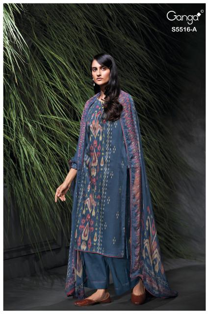 Ganga sherin 5516 online dress materials at wholesale price